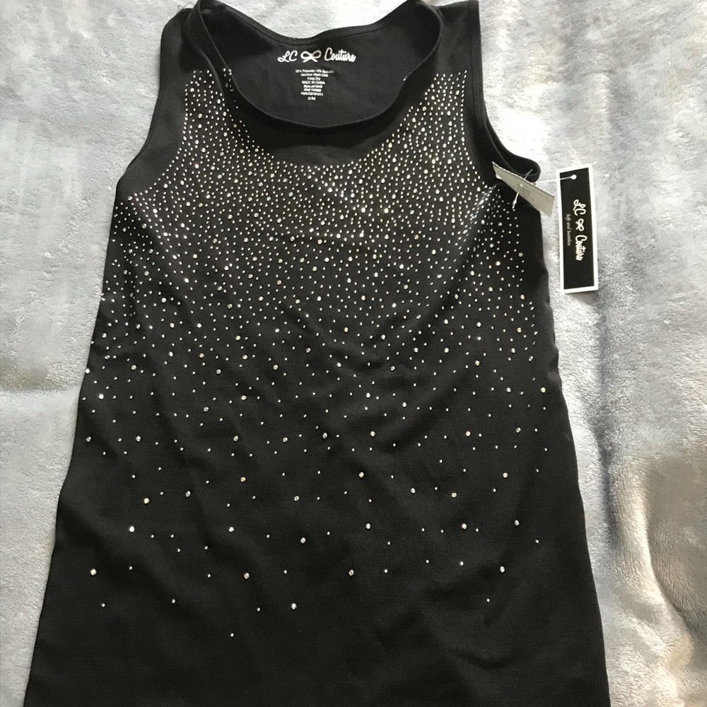 Black gem blouse